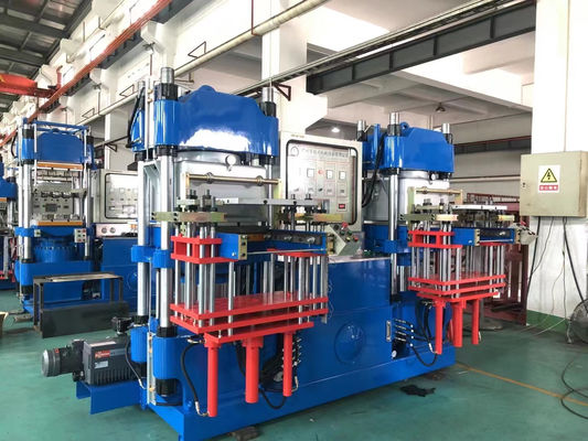 유명한 브랜드 PLC 300ton 파란색 색상 고무 고무 제품 자동차 부품을 제조하기 위한 실리콘 핫 프레스 기계